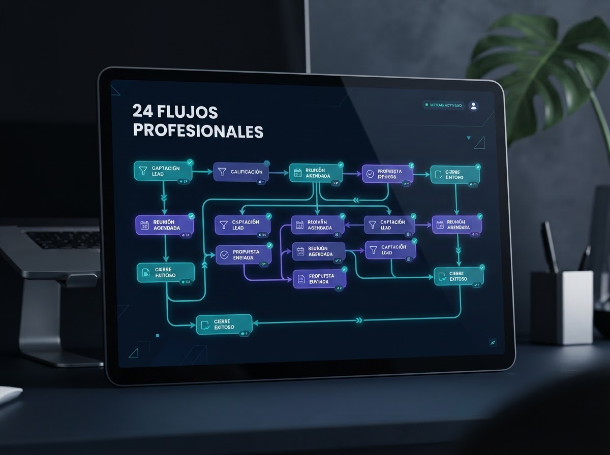 24 Flujos Profesionales del Kit IA Profesional