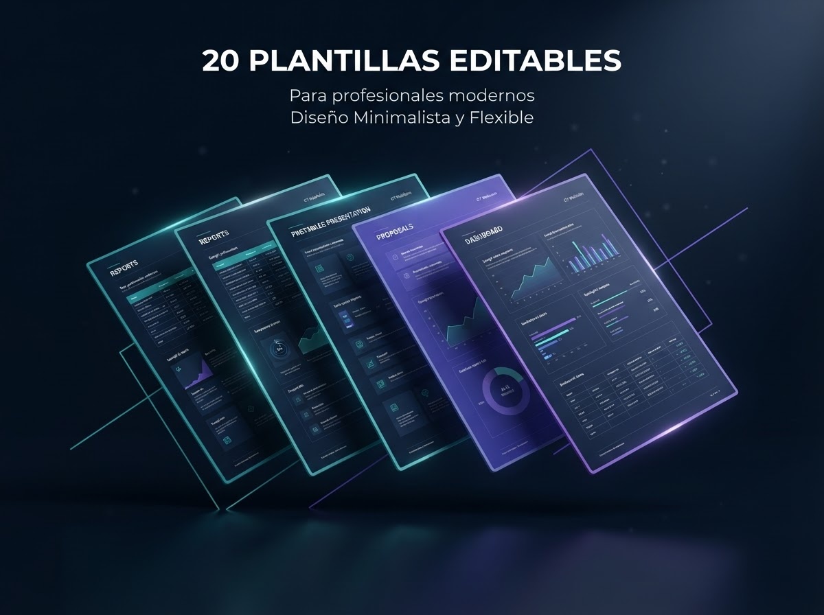 20 Plantillas Editables del Kit IA Profesional